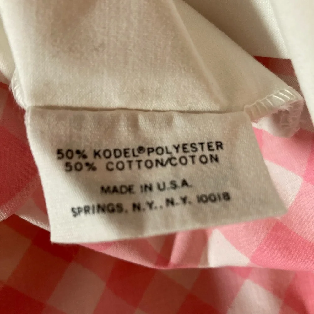 Vintage pair of King sized Springmade pillow cases